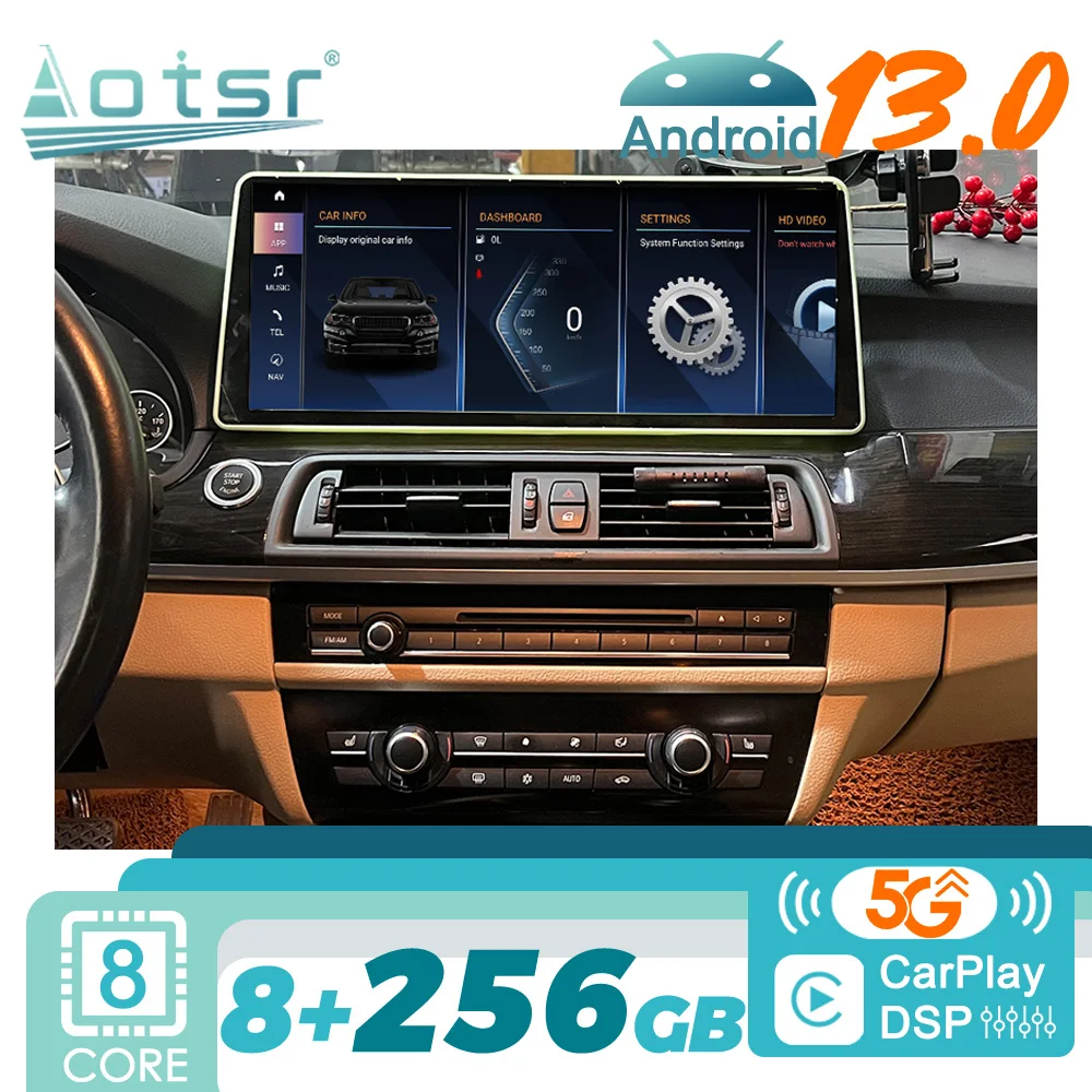 BMW 5 시리즈 F10 F11 2011 -2017 안드로이드 자동차 라디오, 2Din 오토라디오 스테레오 멀티미디어 비디오 플레이어, GPS 네비게이션 헤드 유닛