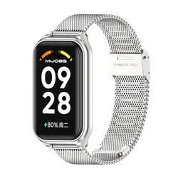 Stainless Steel Strap for Smart Fitness Bracelet (Silver 1)