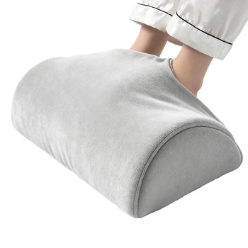 Foot Under the Desk, Warm Foot Pocket Footstool, Comfortable Footpad with Lamb Wool, Suitable for Office Game Chair Legs support 1