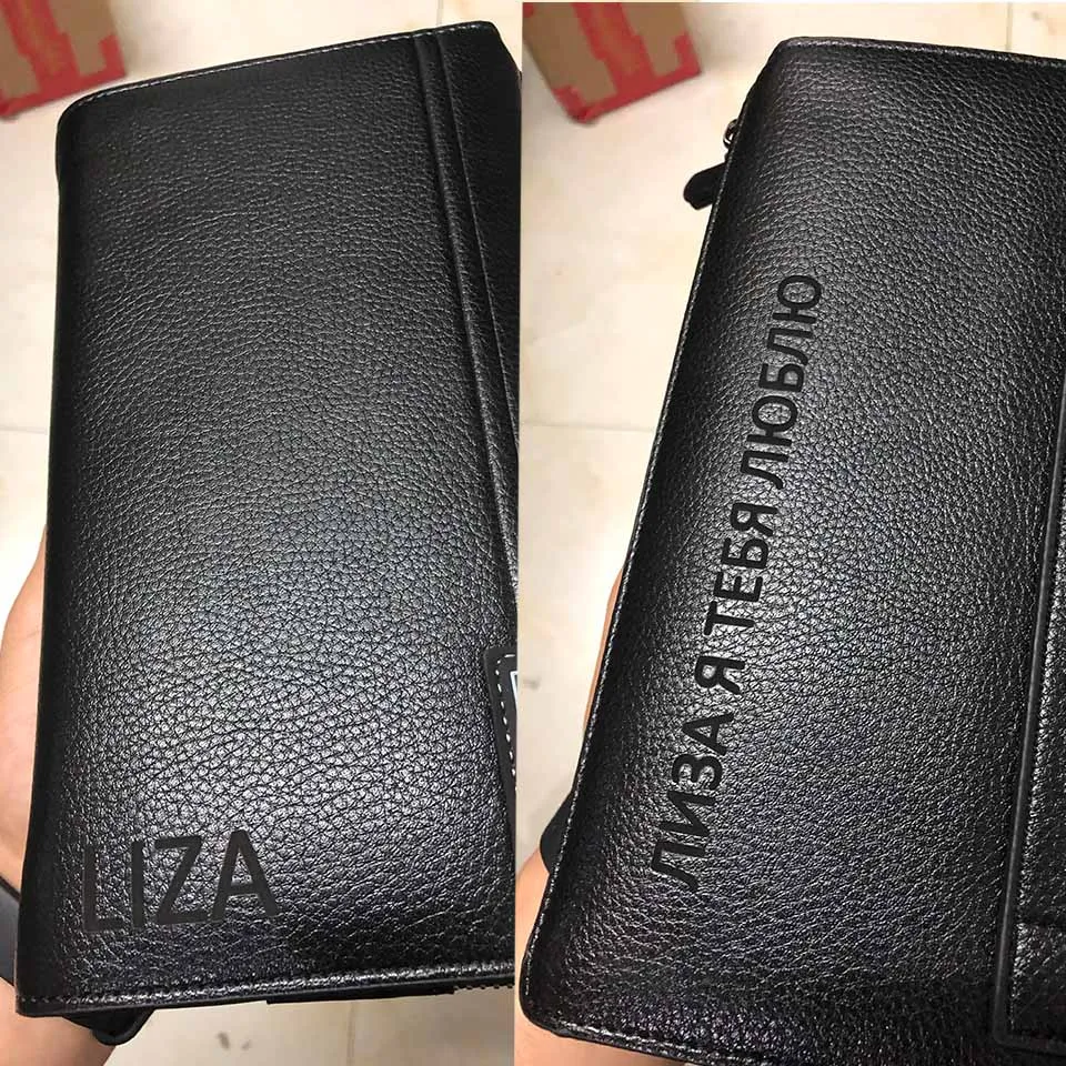 Baellerry Große Kapazität Männer Brieftaschen Handtasche Name Gravur Telefon Tasche Passcard Tasche Hohe Qualität Multifunktions Männlichen Tasche – Detail 2
