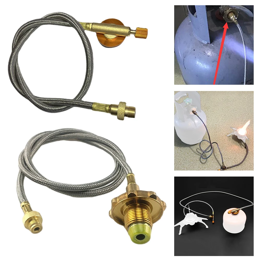 Outdoor Camping Stove Replacement Extend Pipes Gas Adaptor Stove Accessories Gas Hose Extension For Liquefied Gas/mountain