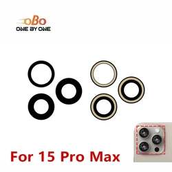 Premium Rear Camera Lens Glass with Pre - installed Adhesive Replacement (For 15 Pro Max)