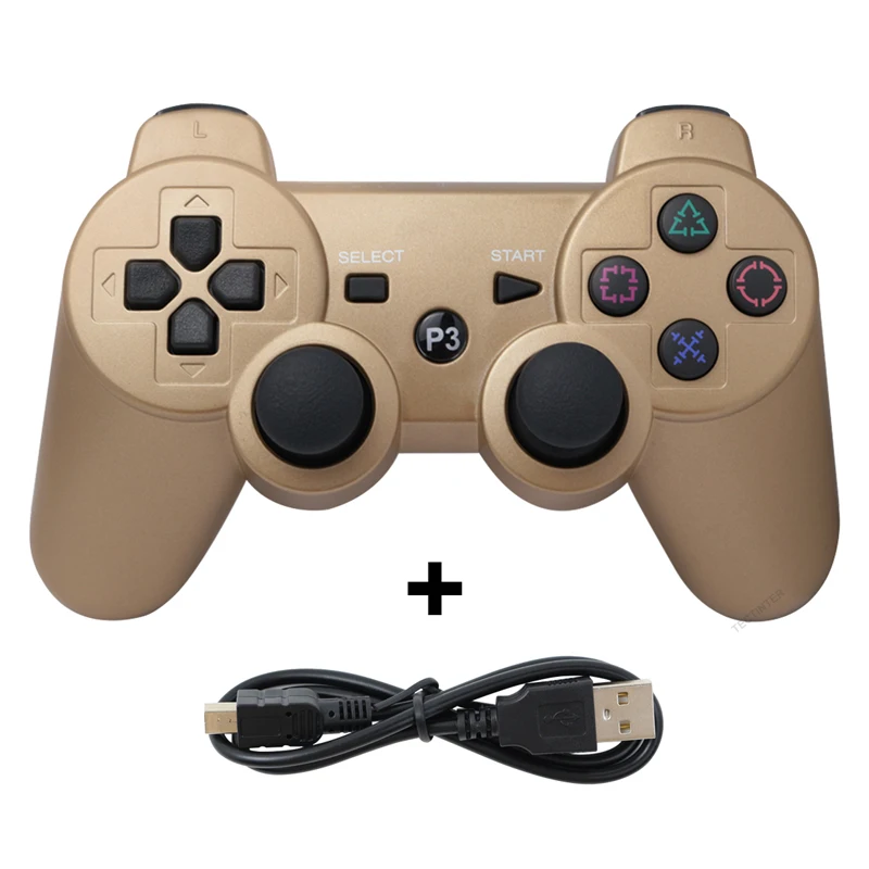 Support Bluetooth Wireless Gamepad For PS3 Console For USB PC For Sony Playstation 3 Controller Joystick Game Accessories 