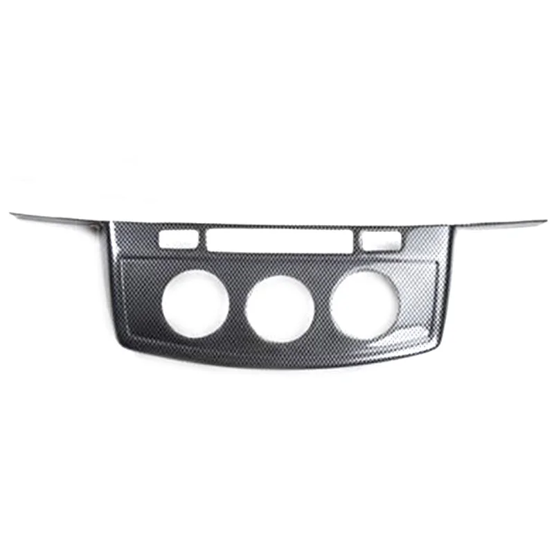 

1PC ABS Carbon Fiber Grain Air Conditioning Control Adjustment Panel Decoration Cover For 2012-2014 Toyota HILUX VIGO