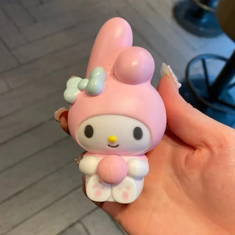MINISO 산리오 감압 장난감, 애니메이션 쿠로미 슬로우 리바운드 장난감, 카와이 시나모롤 핀칭 음악, 창의적인 스퀴즈 버블, 아이 선물