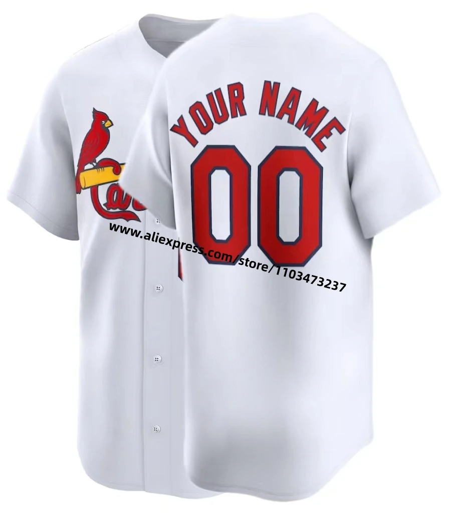 

Hot Selling St. Louis Baseball Jersey Stitched Softball Wear Team Uniform #28 Nolan Arenado #46 Paul Goldschmidt High Quality