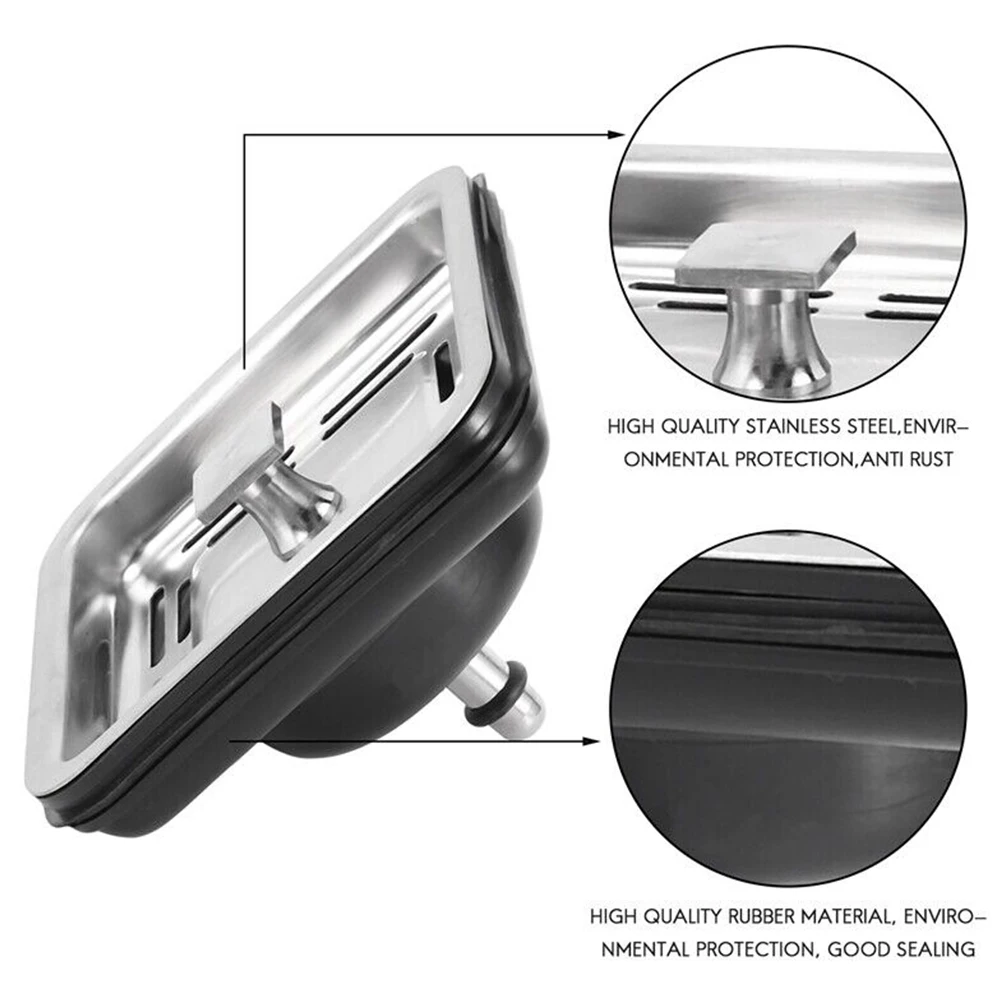 Aço inoxidável Praça Sink Filtro Plug, Evita