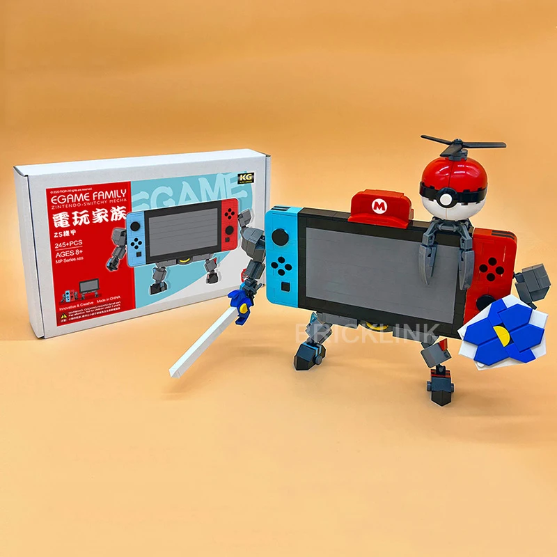 MOCER Creative Expert MOC Nintendoed Switchs Game Console Mech