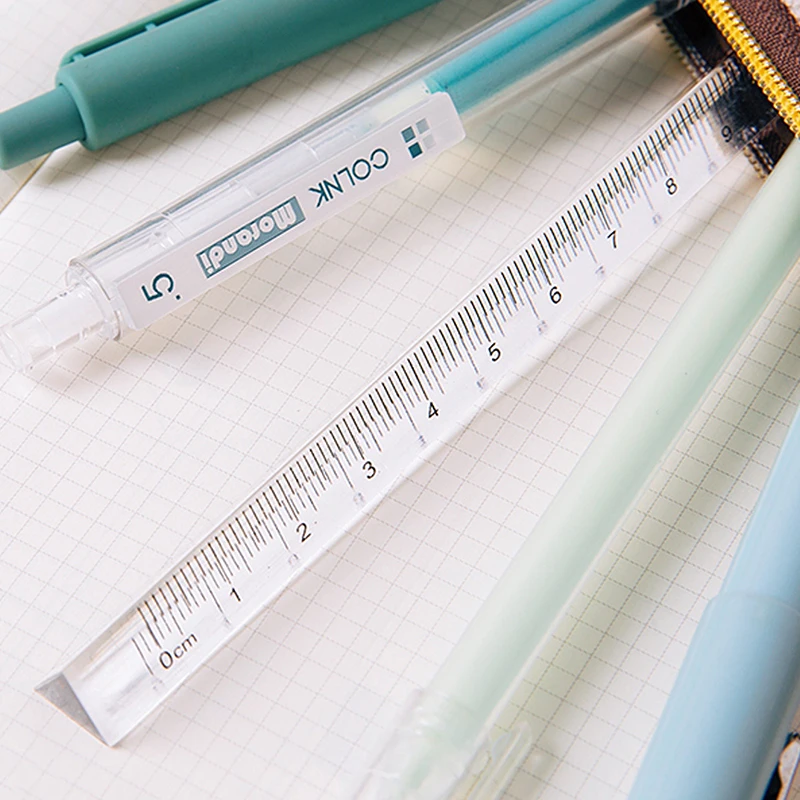 Transparent Triangle Ruler Multi-Function Ruler DIY Drawing Students School Office Supplies triangle ruler drawing ruler