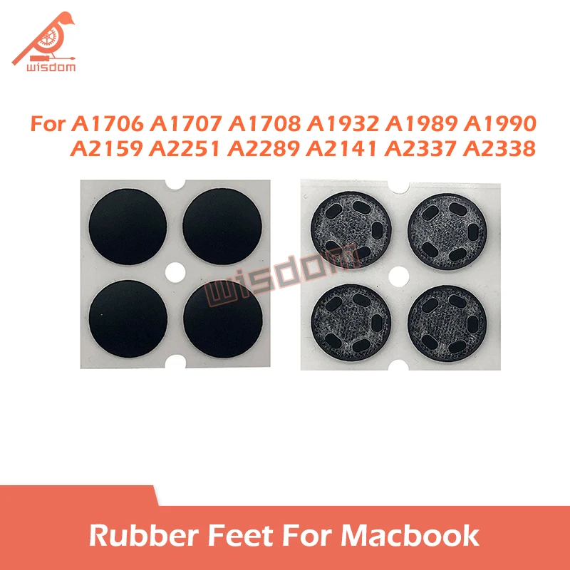 Macbook Air Pro Retina A1465 A1466 A1279 A1286 A1502 A1398 A1706 A1990 A2159 A2141 A2337 A2338 Laptop Bottom Rubber Feet rubber feet replacement pad