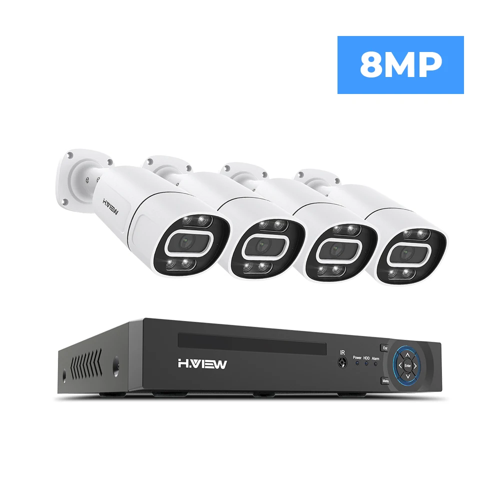 Poe Nvr 8CH 4K Supports 8x8MP IP Cameras (6TB HDD