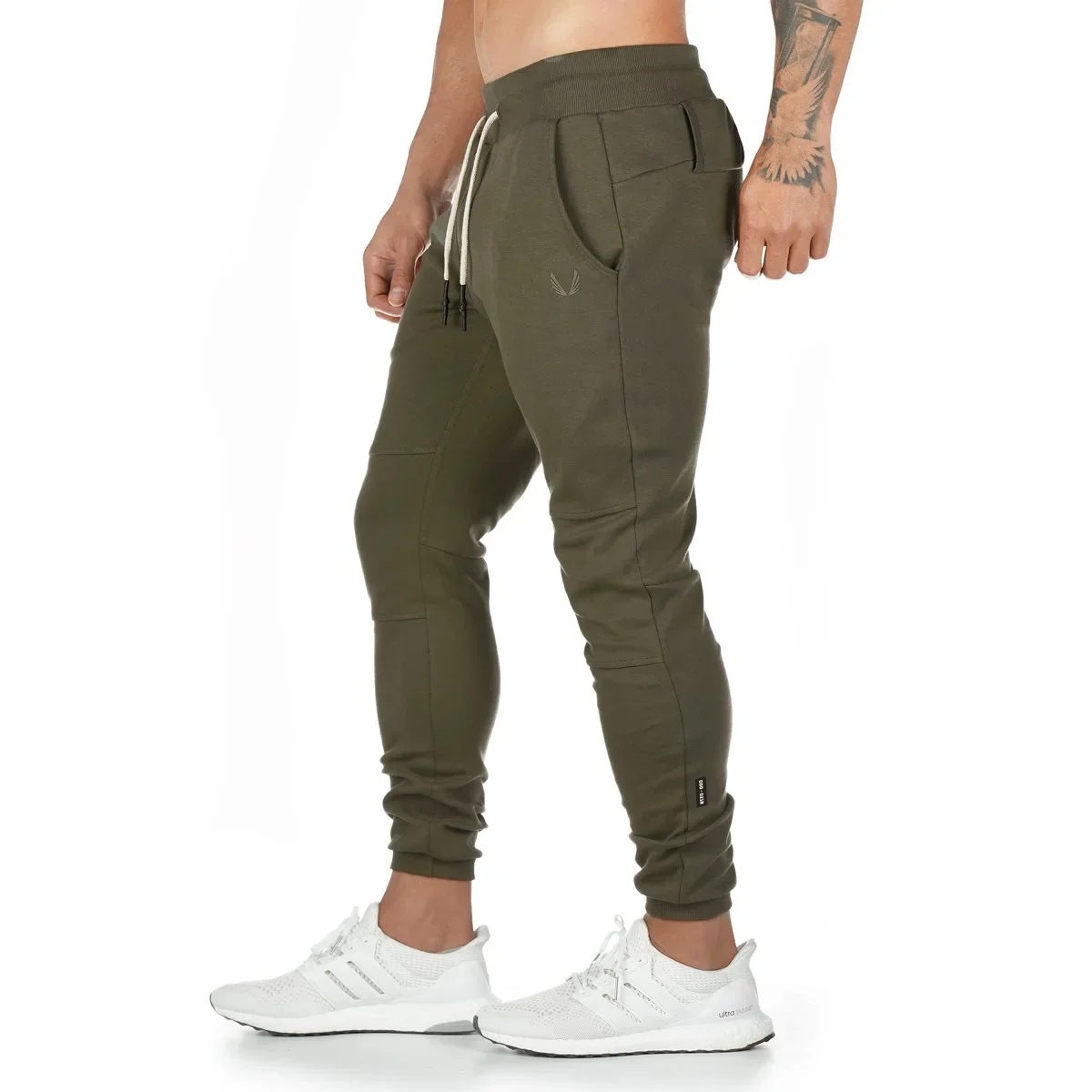Men's Fitness Pants Breathable Zipper Sports Training Running Trousers New Trendy Brand Muscle Long Pants