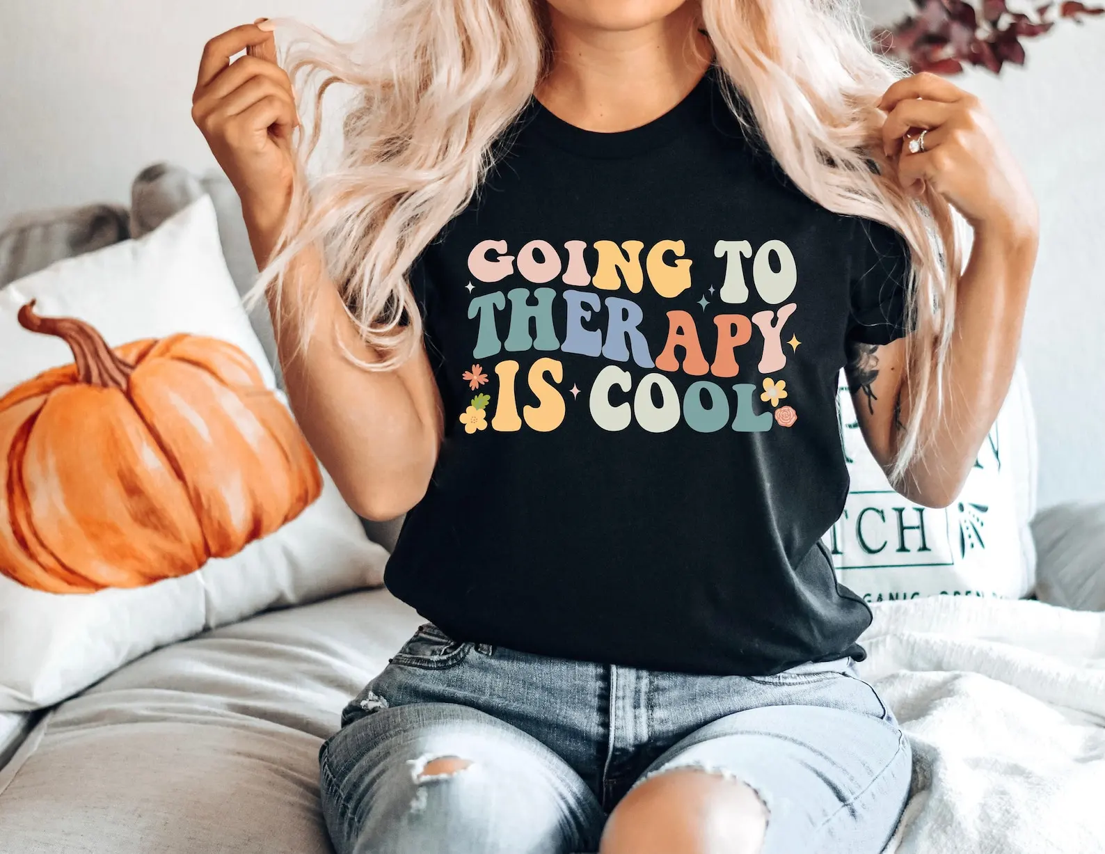 

Going To Therapy Is Cool Shirt Mental Health Therapist Gift For