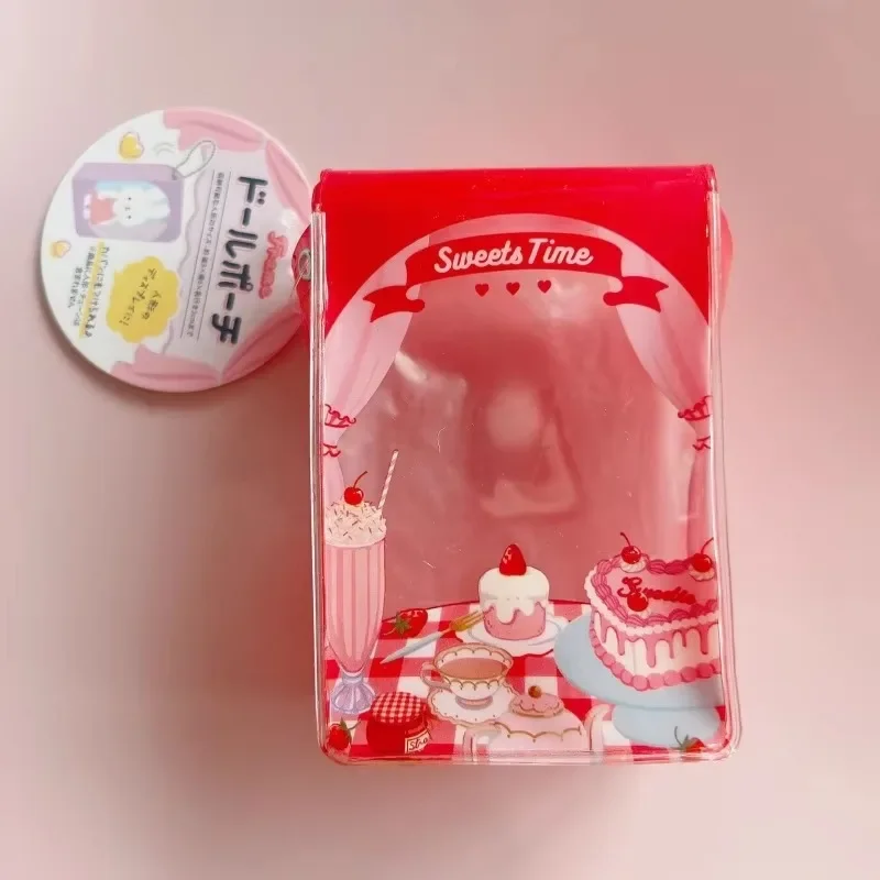 2025 Fashion Plush Dolls Candy Storage Pouch Pvc Transparent Mystery Box Cartoon  Doll Outdoor Display Bag Birthday Gift 3