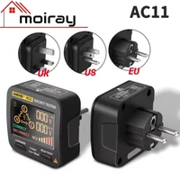 ANENG AC11 Digital Display Socket Leakage Tester NCV Non-contact Induction Detection EU United States UK AU Plug 0.1V~250V 1