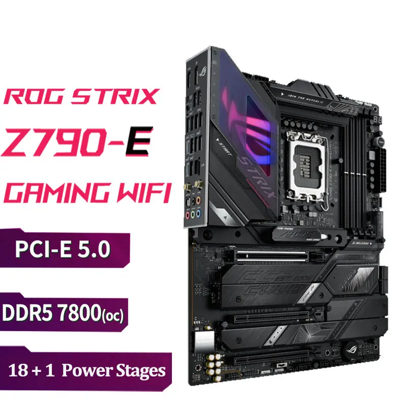ASUS ROG STRIX Z790-E GAMING WIFI (Socket LGA 1700) USB 3.2 Intel  Motherboard ROG STRIX Z790-E GAMING WIFI - Best Buy