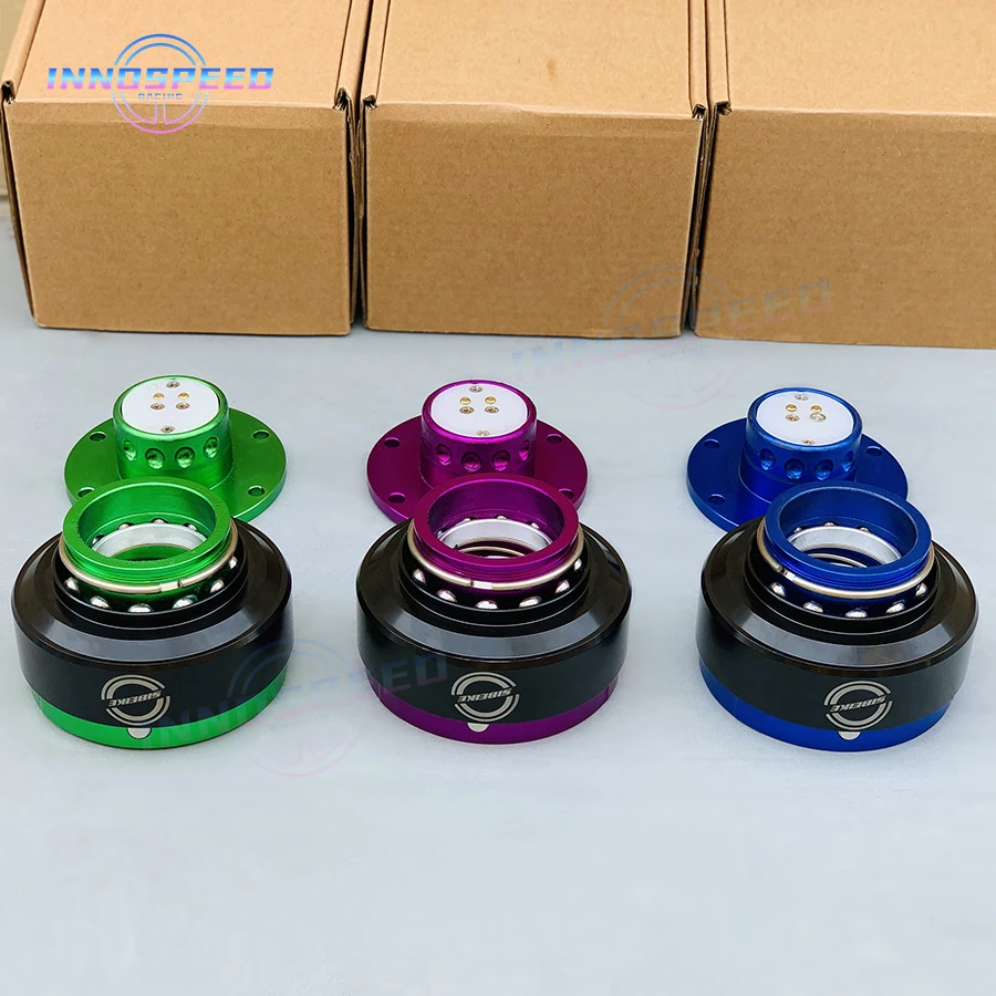 딩 사운드 스티어링 휠 퀵릴리즈, 범용 PCD 70mm 74mm 스티어링 휠 스냅 오프 허브 어댑터, 보스 키트 레이싱 JDM 튜닝