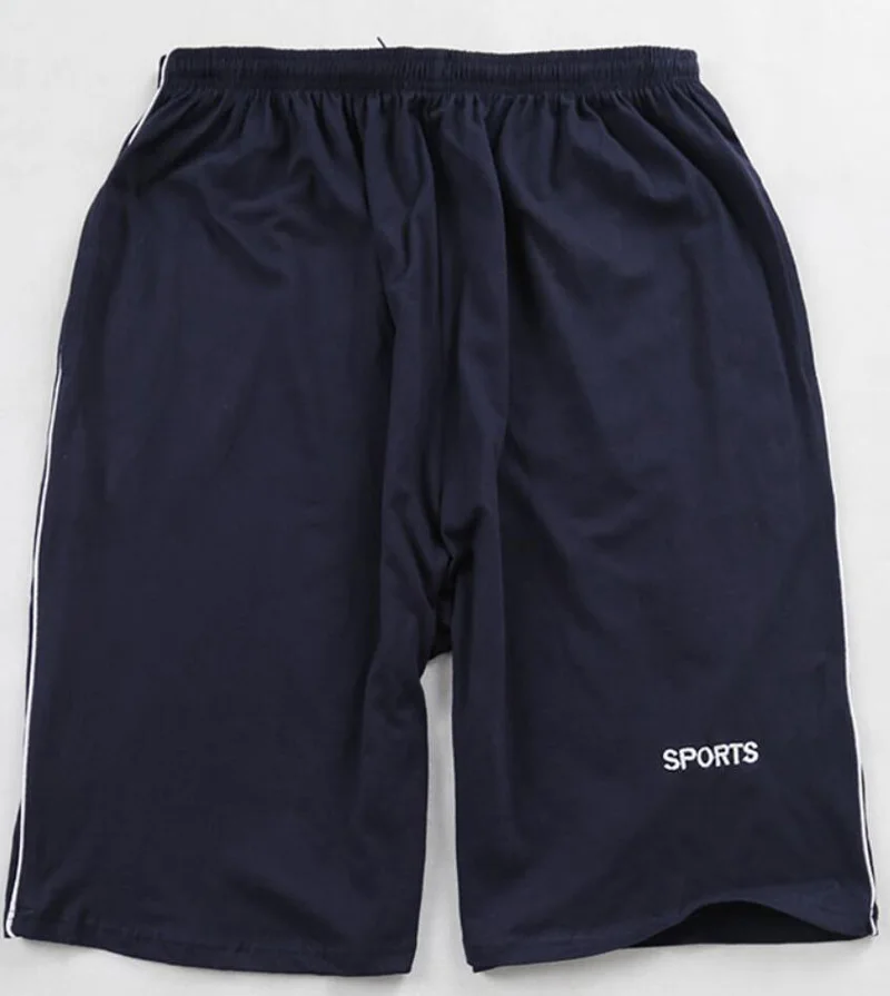 Men big shorts plus size 8XL 9XL 10XL summer cotton large stretch sports casual loose large size 50 black shorts 3