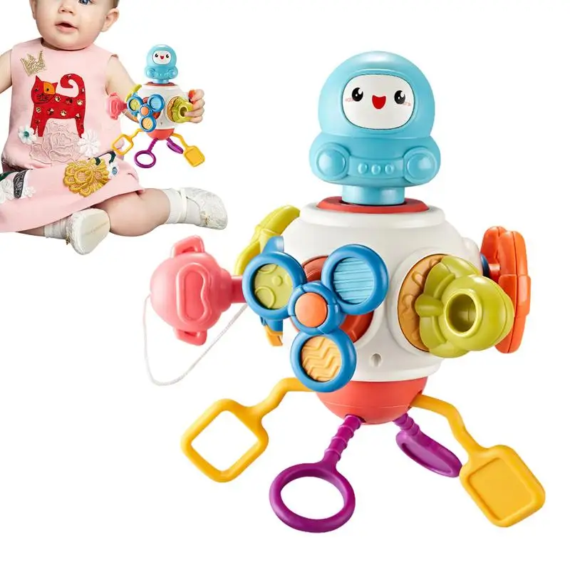 

Игрушки Монтессори сенсорные 8 в 1, детские игрушки в форме астронавта для малышей, игрушки сенсорные для мальчиков, девочек, детей, малышей для дома и путешествий