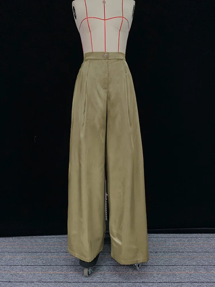 Freeacy 2026 Casual Two-piece Suit for Women Drawstring Hooded Sweatshirt and High Waist Wide Leg Pants Casual Pant Sets 6