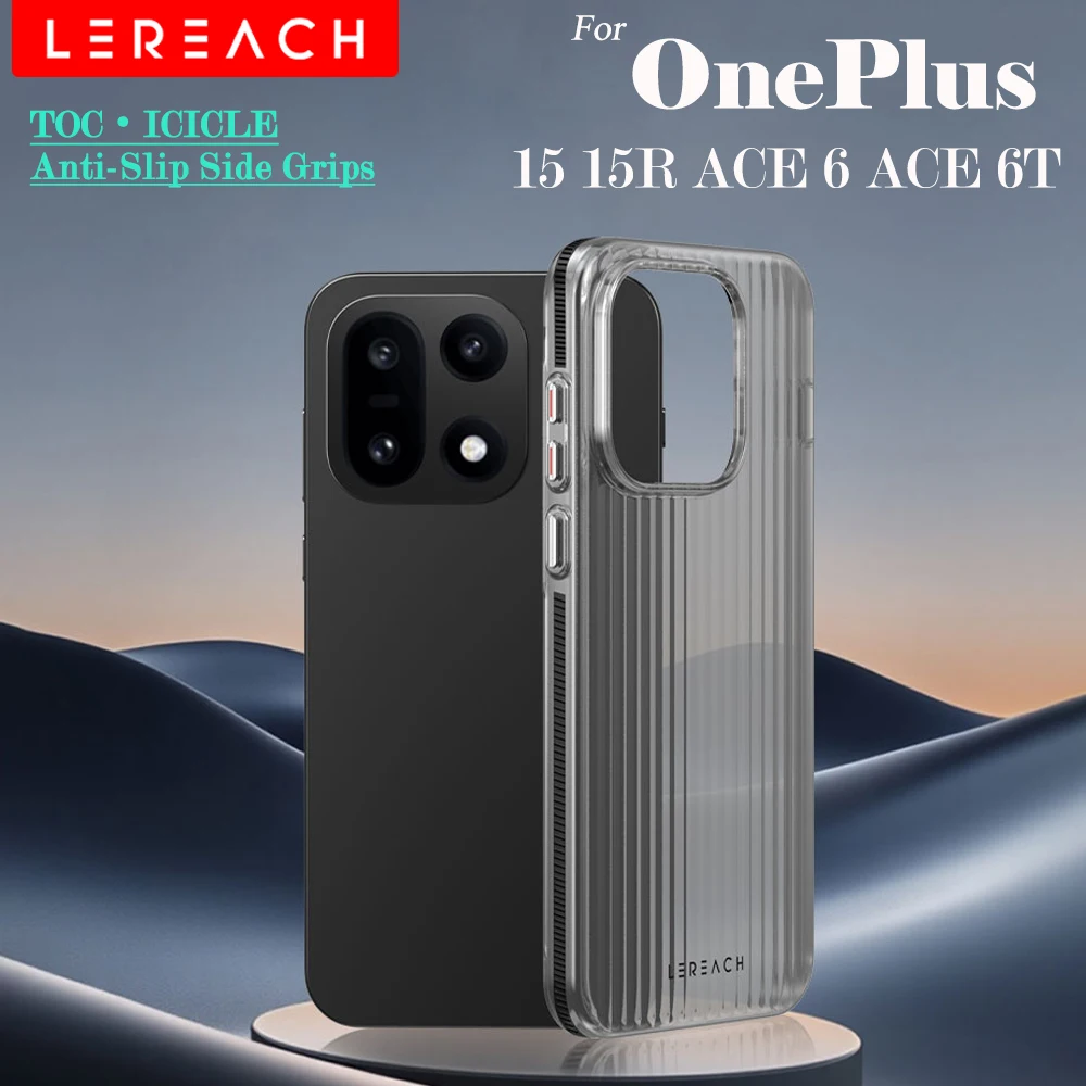 Lereach Corrugated Matte Anti-Slip Slim Phone Case - Fingerprint-Resistant with Multi-Color Options