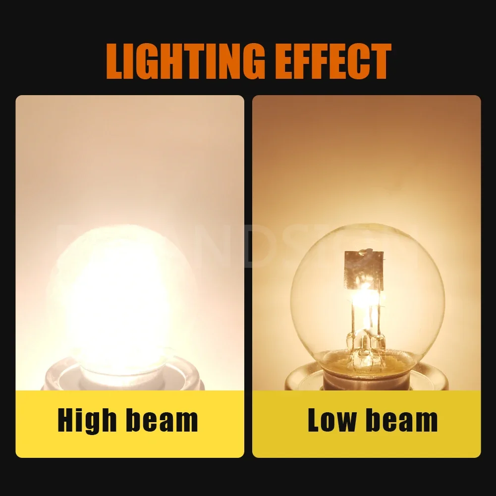High-Performance 12V Halogen Headlight Bulb with Hi-Lo Beam (40W/45W) - Available in 3000K, 4300K, 6000K