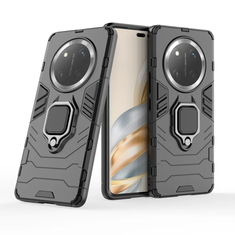 Enhanced Shockproof Armor Case with Magnetic Holder Ring