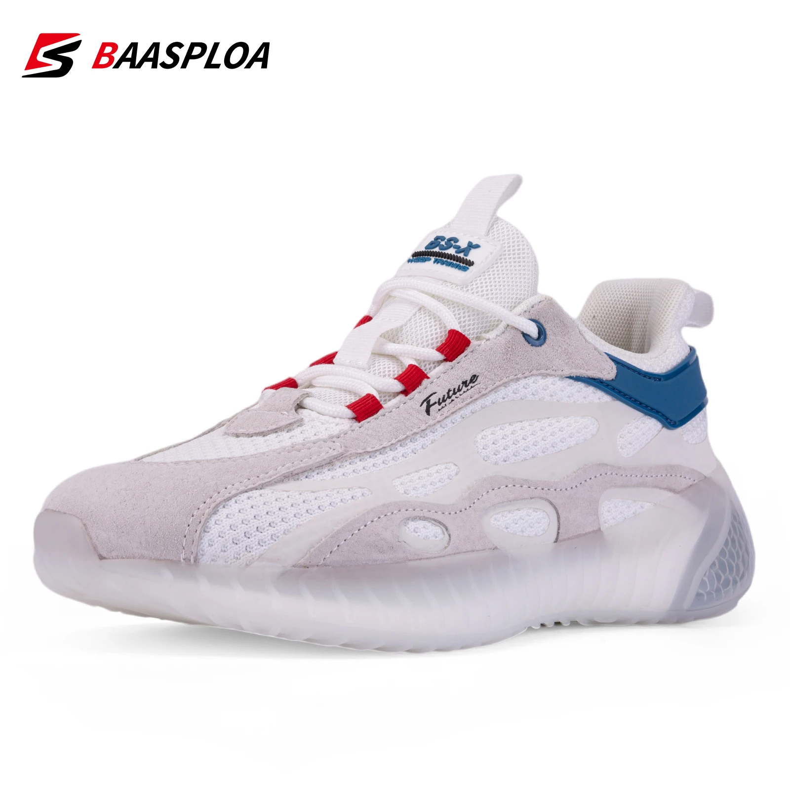 

Baasploa 2022 Spring New Men's Casual Sneaker Comfortable Mesh Walking Shoes Breathable Fashion Sneaker Sport Zapatos De Hombre