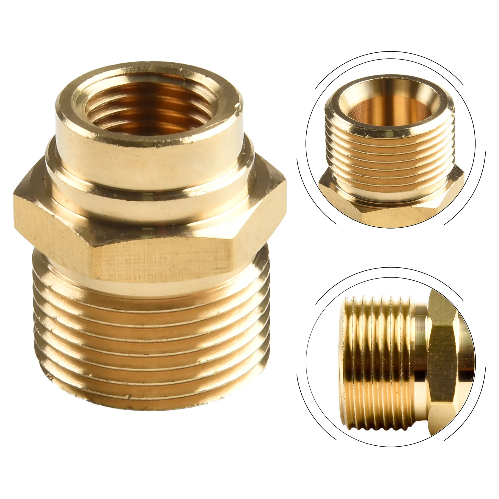 

Новый Прочный высококачественный аксессуар, латунный адаптер для наружного применения, детали для инструментов, энергосберегающий M22 X 1/4 \ "NPT, Женский штекер