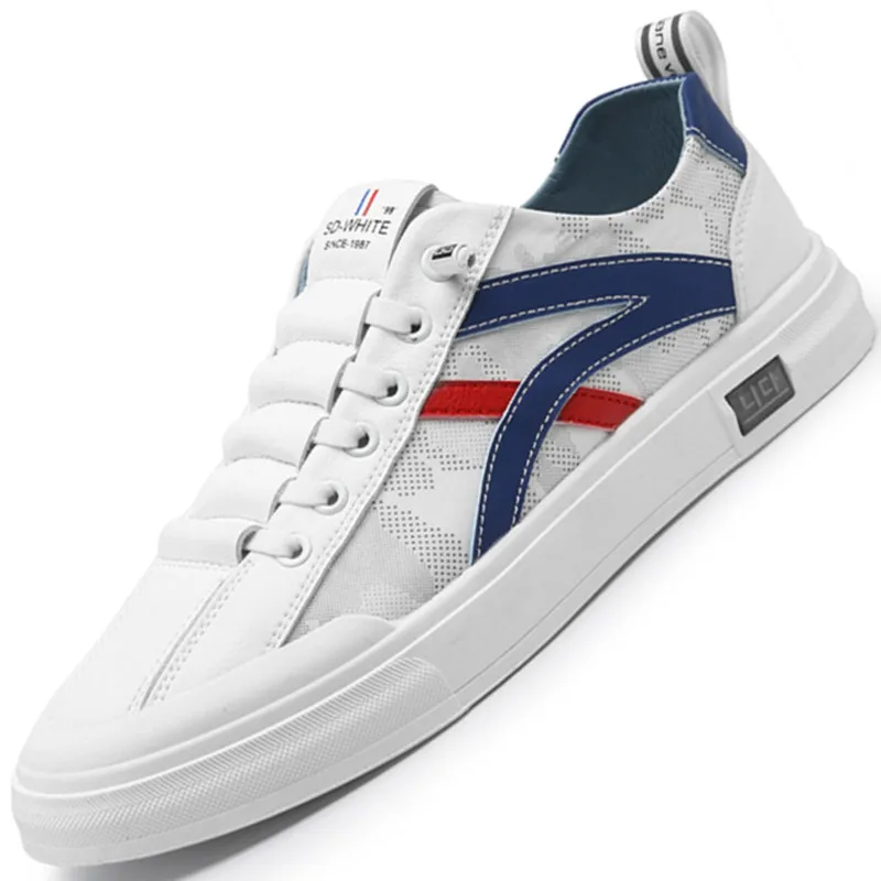 

Leather Men Casual Shoes Comfortable Leather Man Sneakers 2023 New Loafers Hot Sale Non-slip Shock Absorption Tennis Shoes