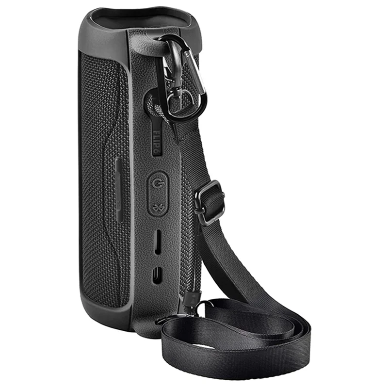 -Flip 6 케이스 커버 용 A90P 어깨 끈이있는 오디오 보관 가방 Carabiner 여행용 보호 보관 가방, 내구성