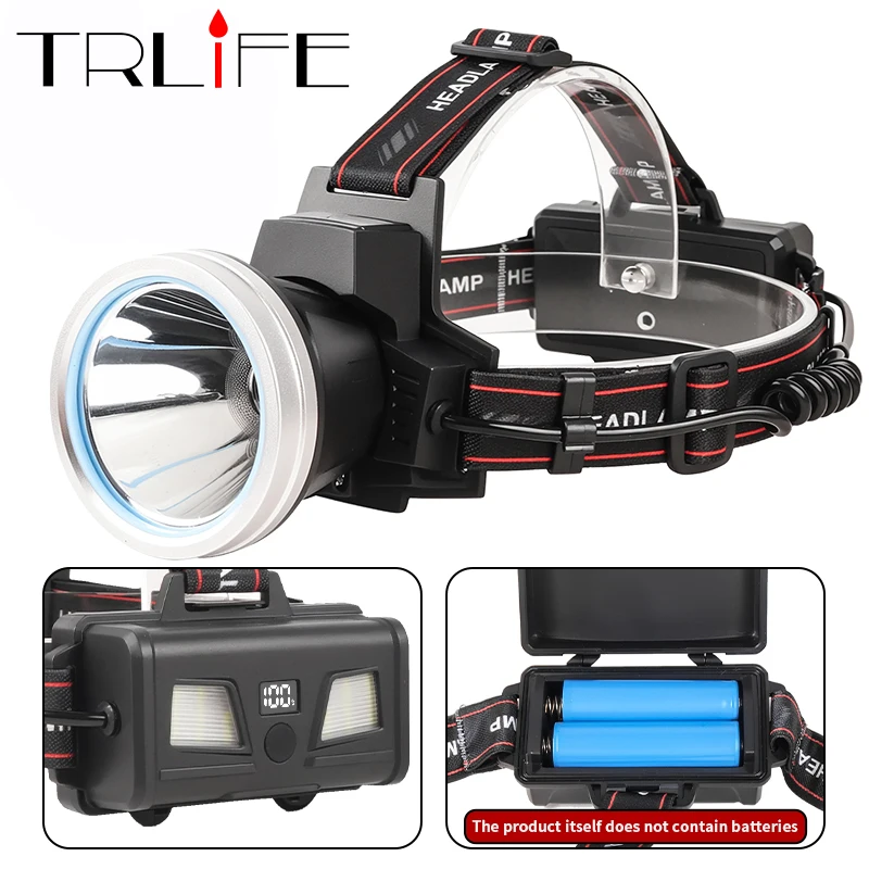 1500M Long Range Super Powerful Led Headlamp White laser Headlight USB Rechargeable Outdoor Fishing Head Flashlight Camp Lamp