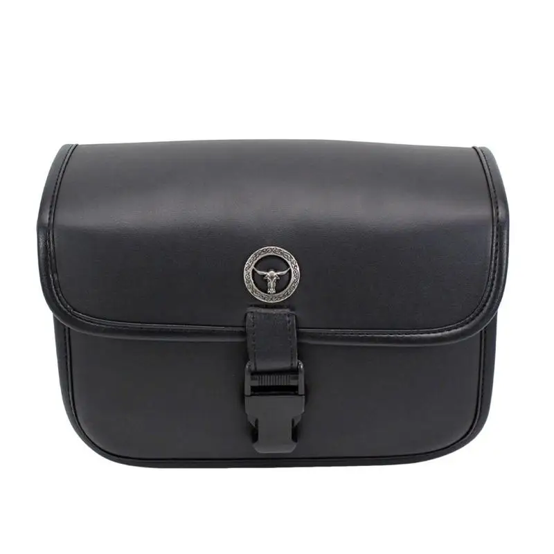 

Motorcycle Head Bag Universal Handlebar Travel Pouch Front Luggage Storage Bag PU Leather Fork Tool Bags Motorcycle Accessories