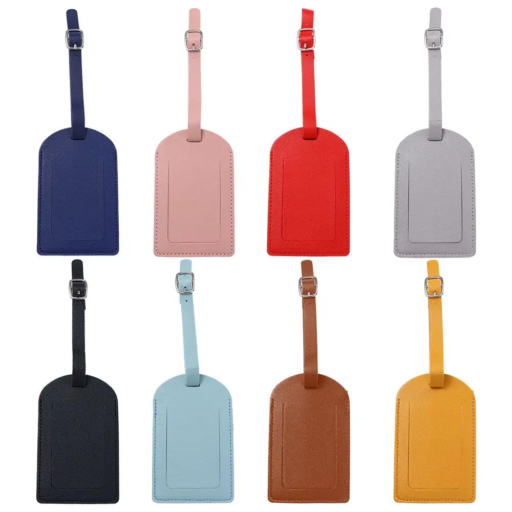 

Soft PU Leather Holiday Travel Handbag Label Luggage Tag Travel Accessories Airplane Suitcase Tag Boarding Pass