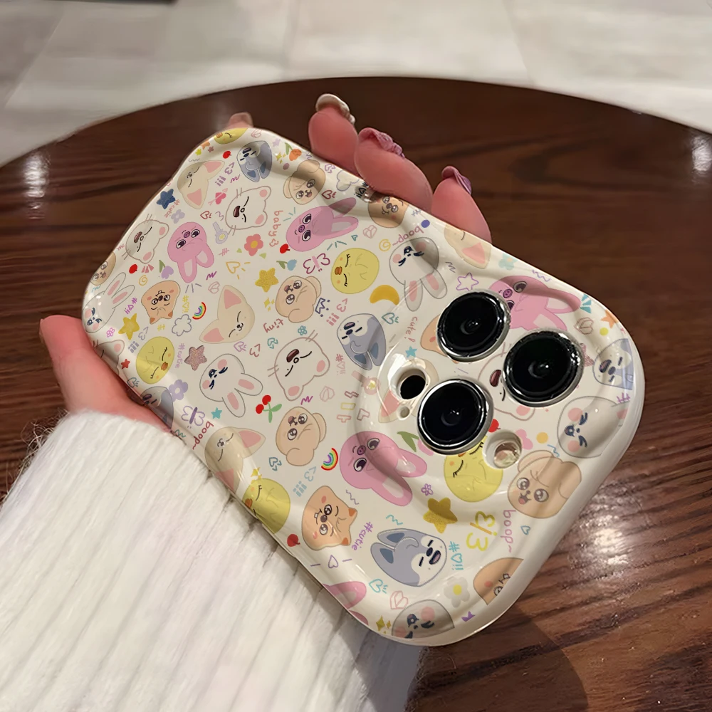 Adorable K-Kids Strays 3D Wave Soft Phone Case