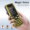SERVO V5 PRO Metal Body Luxury Mobile Phone Dual SIM Cards Bluetooth Dial 2G Network Speed Dial Magic Voice Real Steel Cellphone 4