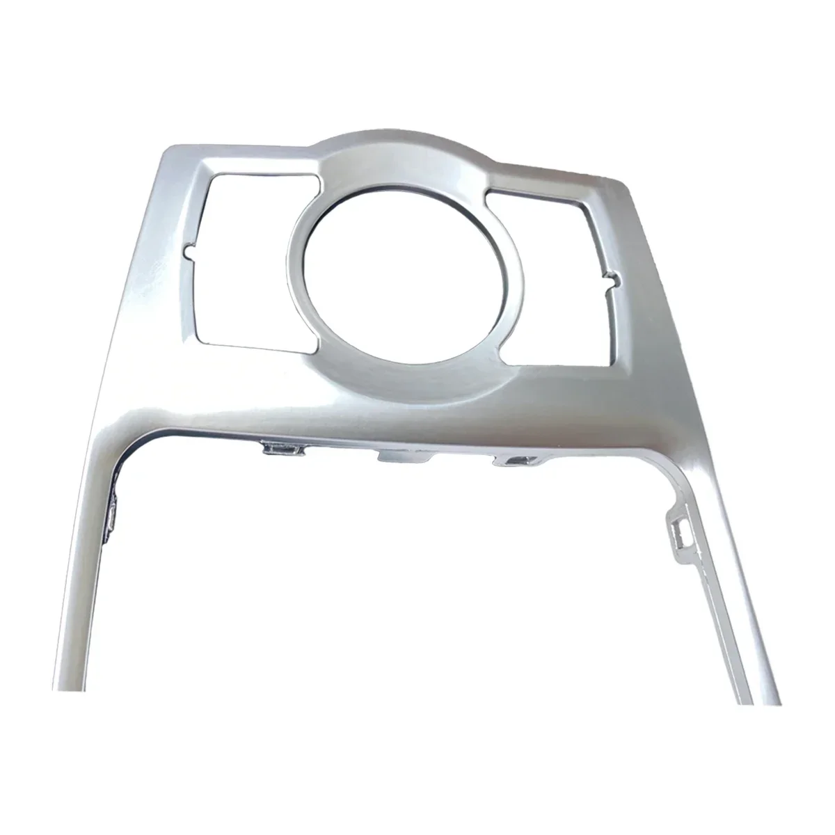 New Silver Chrome MMI Surround Trim Car Center Console Gear