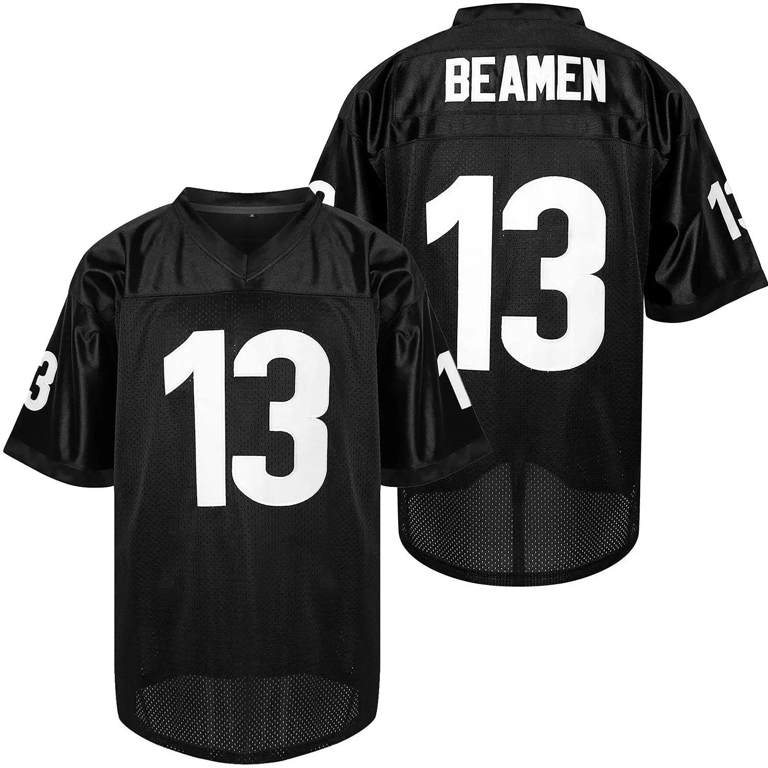 Willy Beamen #13 qualsiasi dato Sunday Sharks Movie Men Football Jersey All Stitched Black S-3XL alta qualità