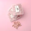 80pcs/box Pink 3.1mm Mini Sanding Bands Kits Nail Drill Bits Mandrel Sets Electric Manicure Accessories Tool Dead Skin Remover 4