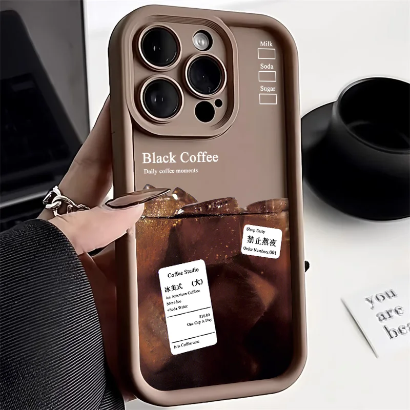 thumbnail image 1 of Funda de silicona líquida de caramelo suave para iPhone 15 Pro, funda para iPhone 11, 13, 12, 16, 14 Pro Max, XR, XS, X, 7, 8 SE, funda a prueba de golpes, 1 of 5
