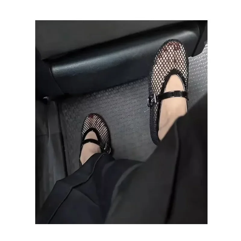 여성용 편안하고 우아한 테니스 로퍼, 캐주얼 운동화 라운드 토 플랫 슬립온, 통기성 신발, 신제품
