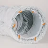 2 In 1 Round Cat Beds House Funny Cat Tunnel Toy Soft Long Plush Dog Bed For Small Dogs Basket Kittens Bed Mat Kennel Winter 5