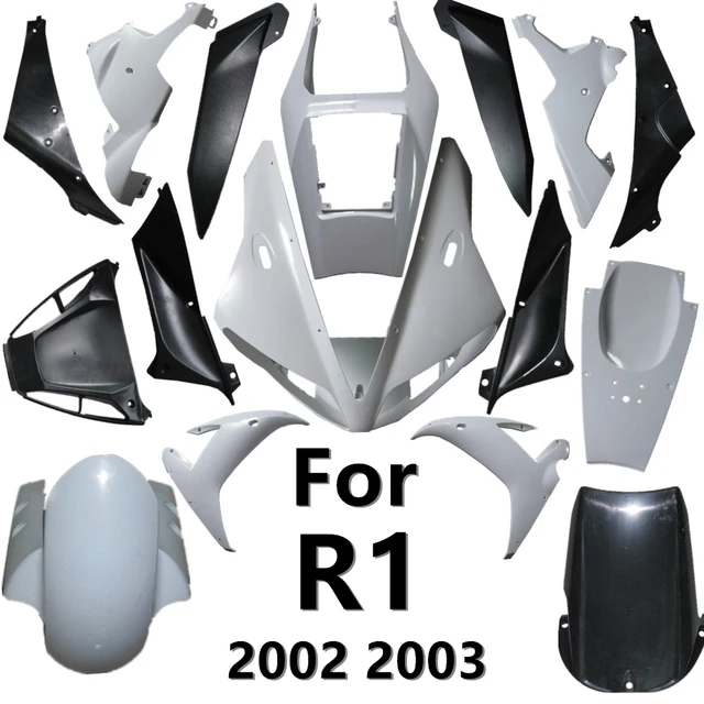 ヤマハyzf 1000 yzf R1 2002 2003ボディワークフェアリング未塗装部品