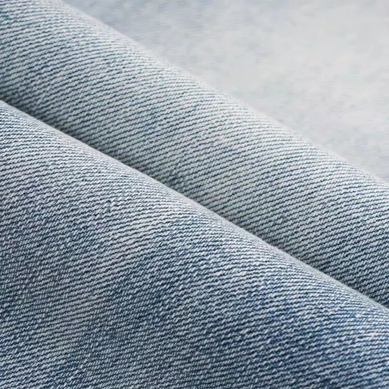 Fashion Street Men's Jeans Vintage Blue Elastic Slim Fit Split Jeans Washed by Designer Hip Hop Brand Pants