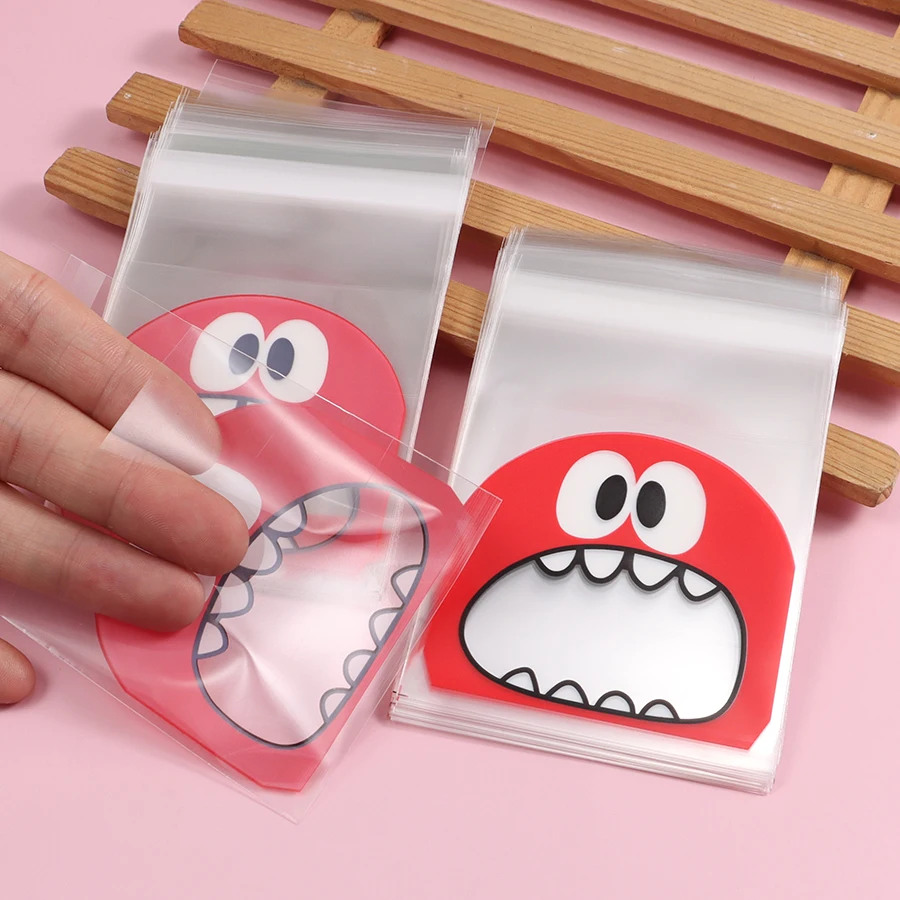 100Pcs 7x10cm Clear OPP Self Adhesive Bag Candy Cookie Packaging Bag Small Business Gift Jewelry Pouch Wholesale Plastic Bag