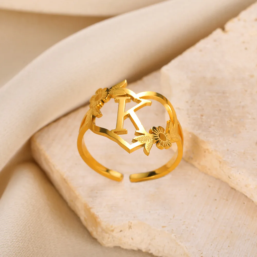 Vintage Cuban Link Rings For Women Stainless Steel Mens Flower Star Crown Face Geometric Finger Ring Gothic Jewelry Bijoux Femme