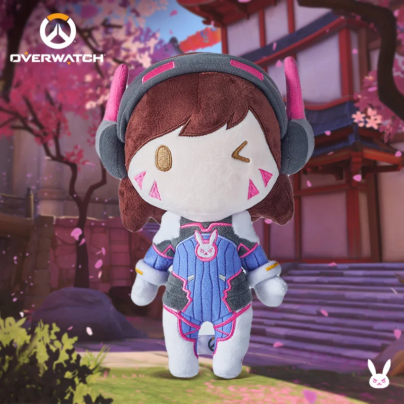 

OW Games Overwatch DVA Cosplay New Cute Plush Stuffed Dolls 20cm Toy Cartoon Change Suit Dress Up Clothing Toys Anime Gift