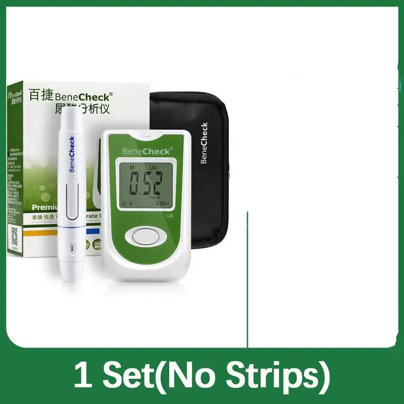 BeneCheck Uric Acid Automatic Meter 10/25Pcs Test Strips and Lancets  Needles for Uric Acid Measurement of Gout Monitor Included# - AliExpress