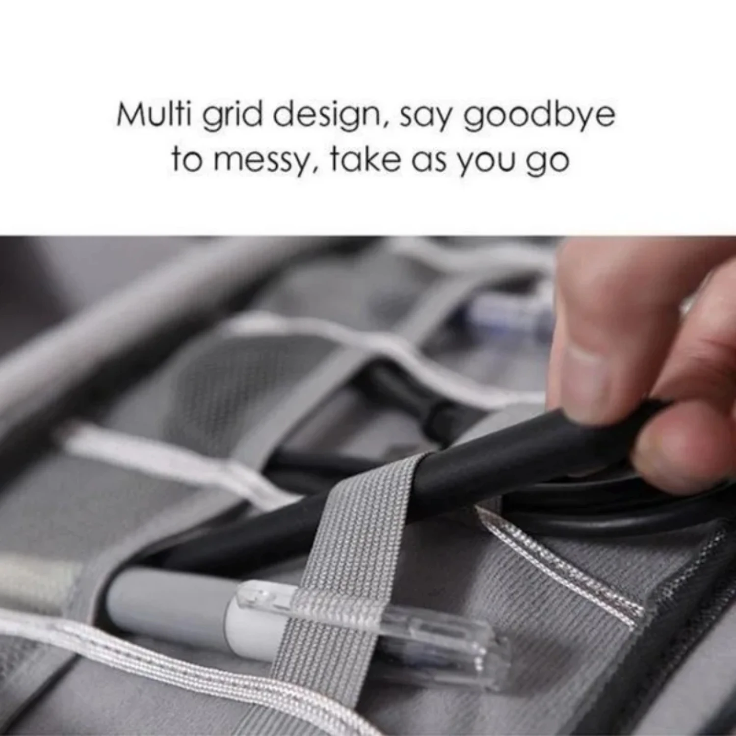 Electronics Organizer Travel Case Water Resistant Cable Organizer Tech Gifts As Accessories Phone Cord