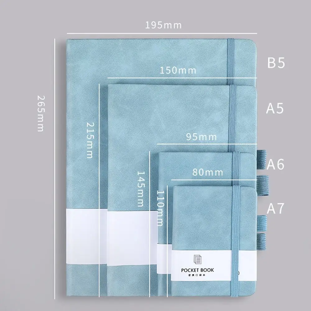 A6/A7 A6/A7 Pocket Notepad Sketchbook Portable 100 Sheets Portable Mini Notebook Not Drop Pages 5 Colors Stationery